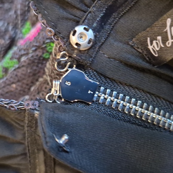 For Love & Lemons Every Rose Sequin Strapless Lined Mini Dress, Size Small - Picture 9 of 11